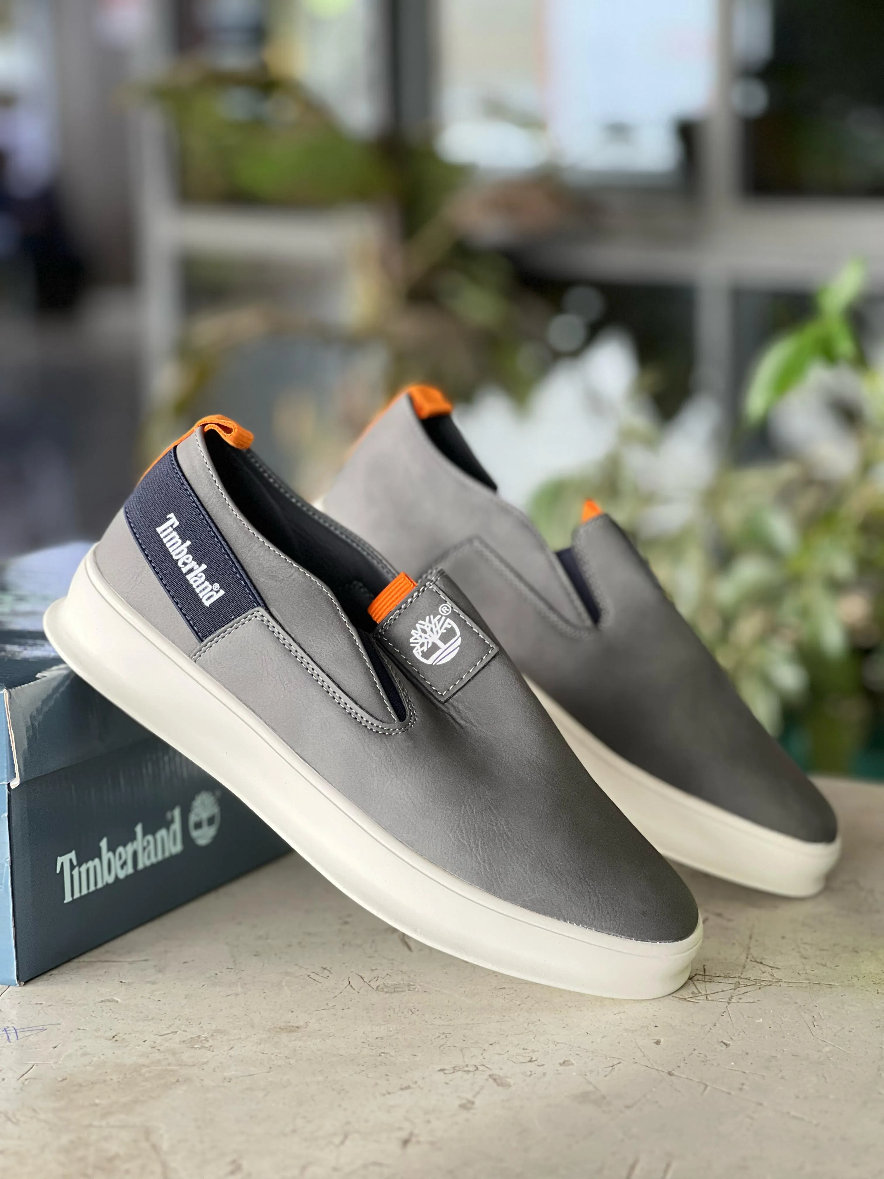 Timberland Authentic Slip On Casual Shoes (Dark Grey)