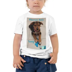 Toddler Short Sleeve Tee - Rescue Pets Collection - "Lucy"