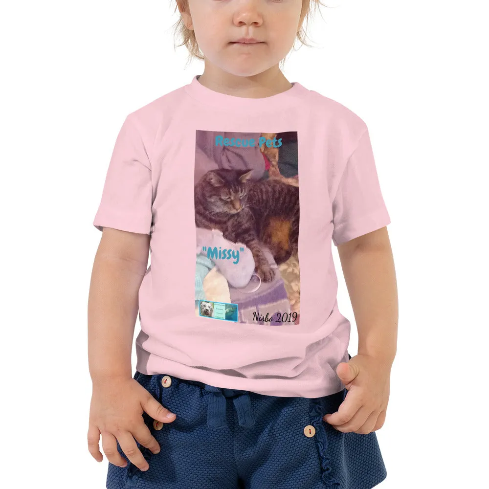 Toddler Short Sleeve Tee - Rescue Pets Collection - "Missy"