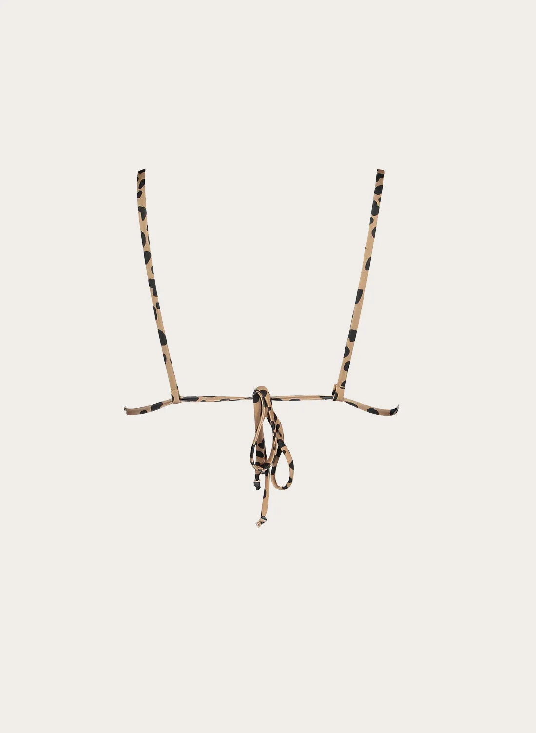 Triangle Bikini Top - Brown Leopard
