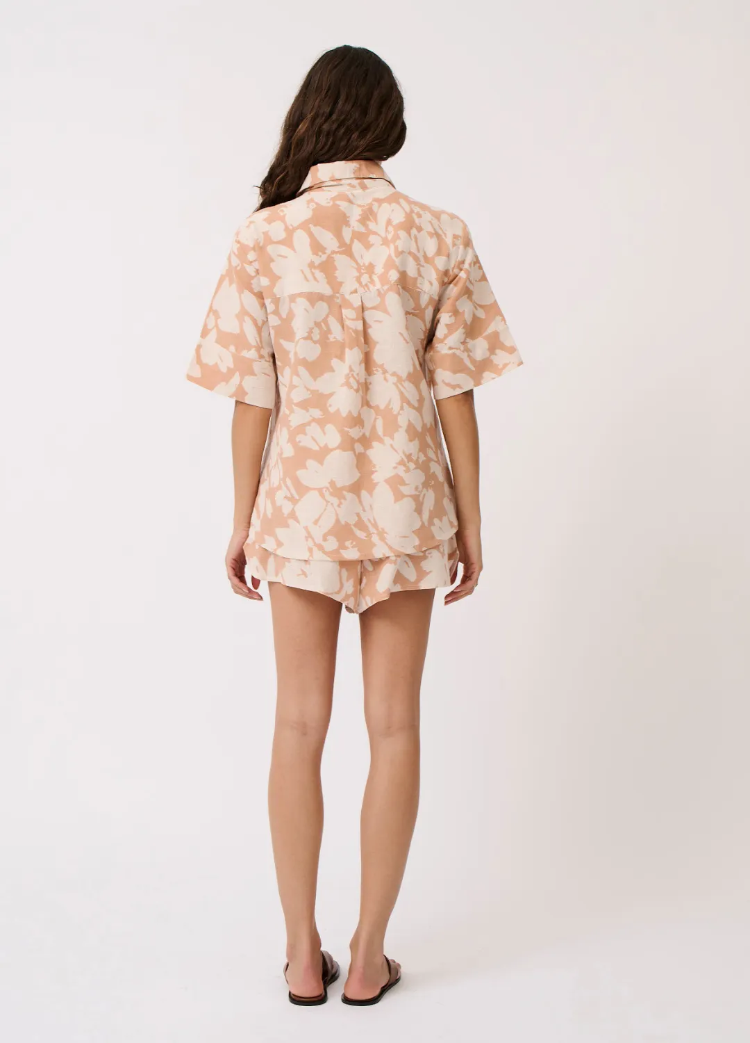 Tully Shirt - Floral Sand