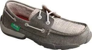 Twisted X Kids Grey Slip On
