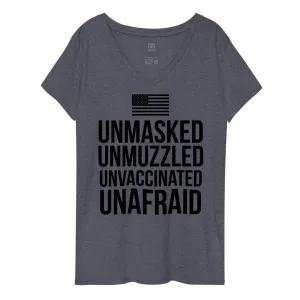 UnAfraid! Women’s recycled v-neck t-shirt