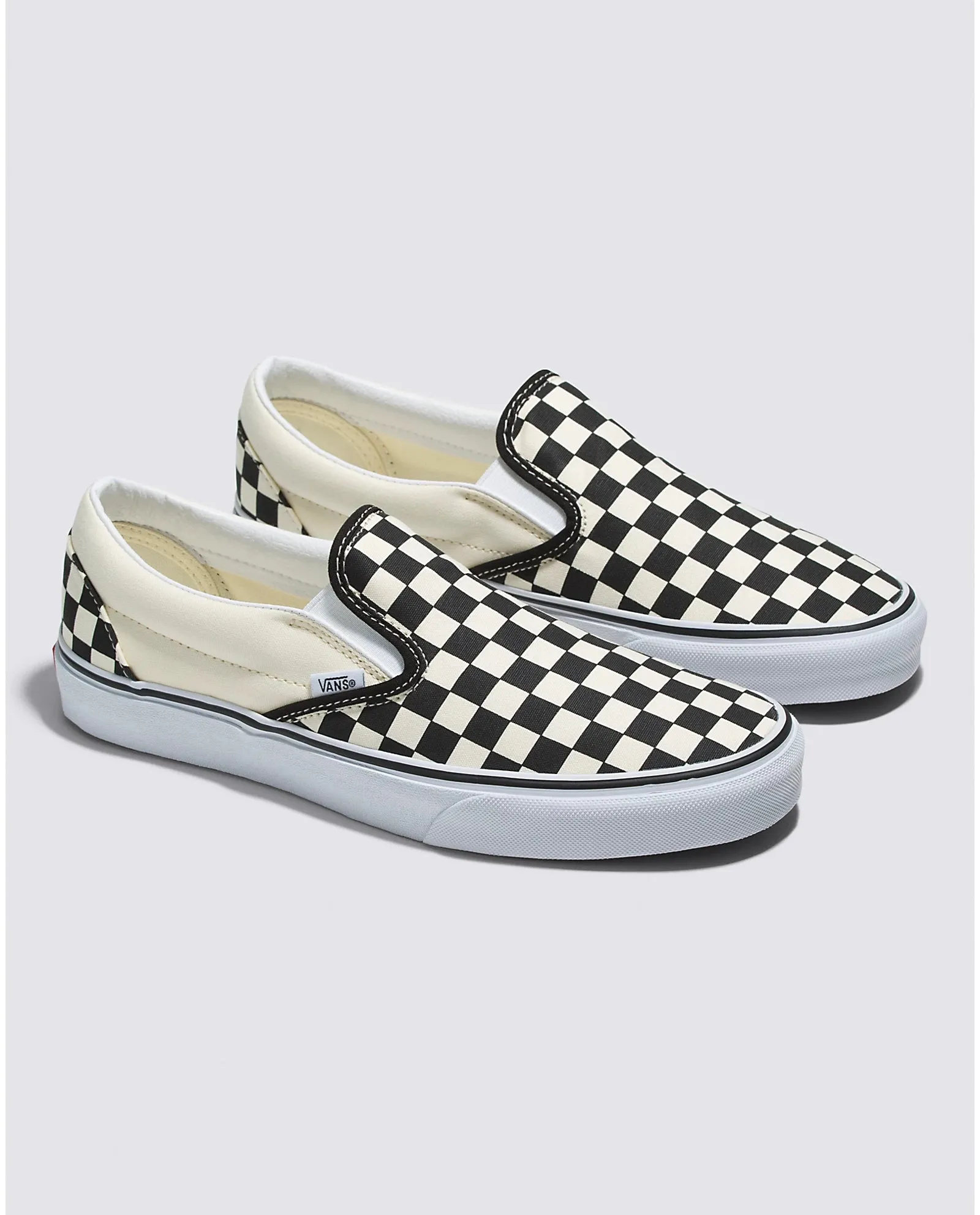 Vans - Classic Slip-On - Checkerboard - Black/ White
