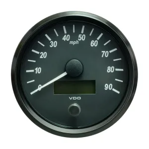 VDO SingleViu 100mm (4") Speedometer - 90 MPH