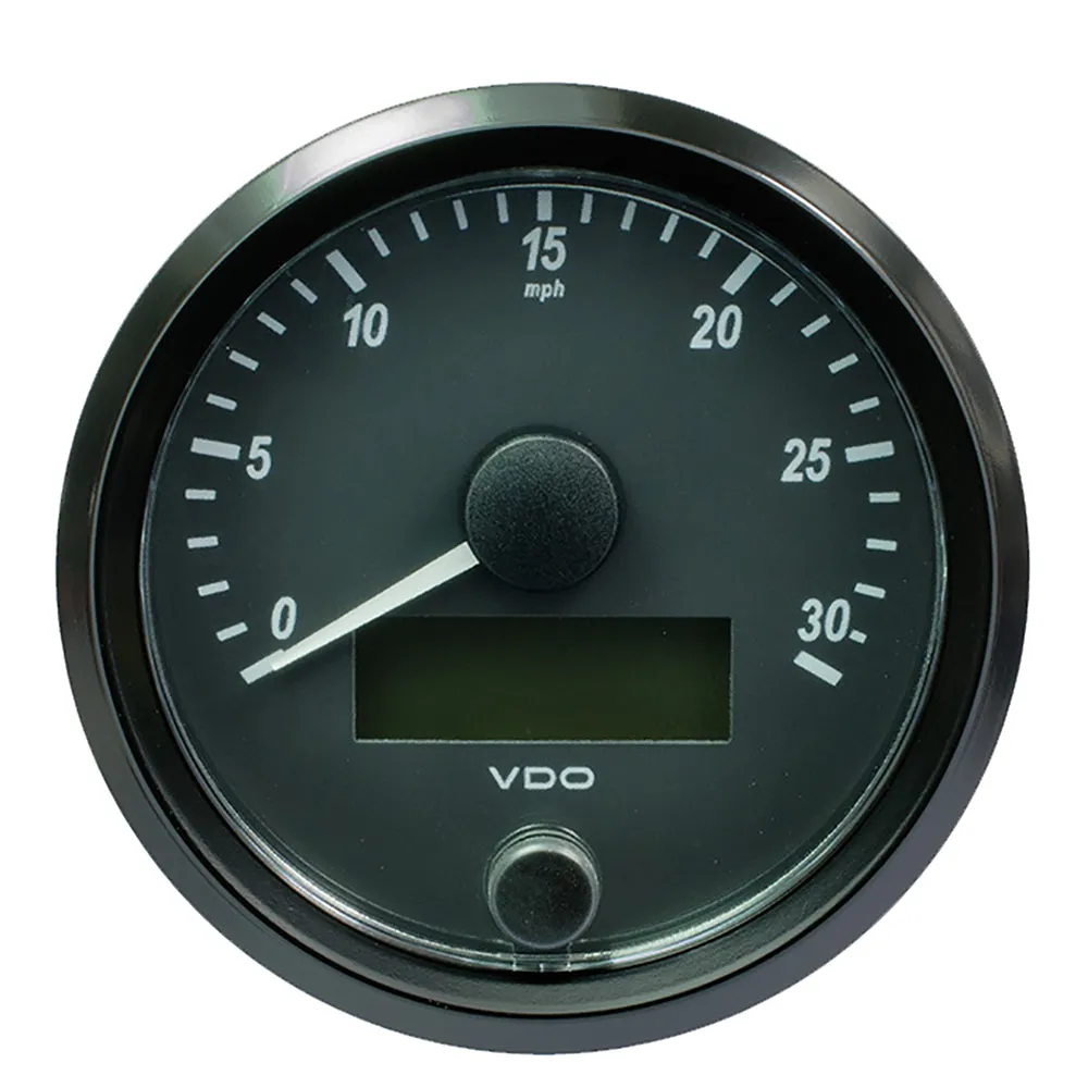 VDO SingleViu 80mm (3-1/8") Speedometer - 30 MPH [A2C3832880030]