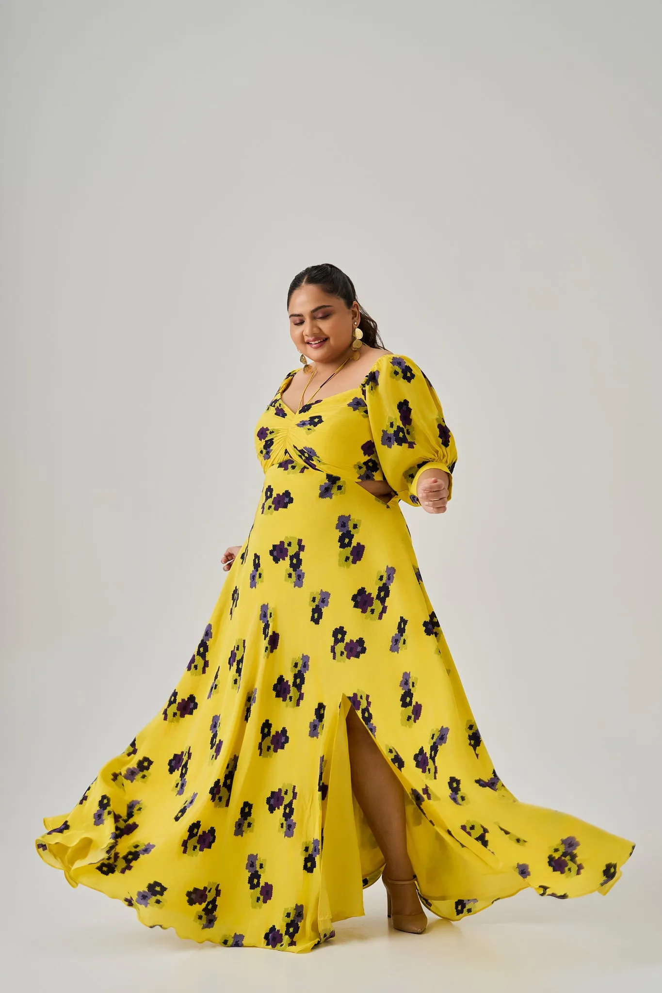 VECTOR RUCHED DRESS