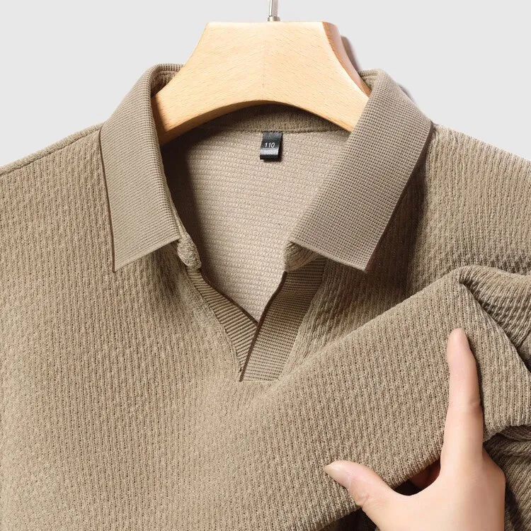 Victor Lévêque Luxe Polo Sweater