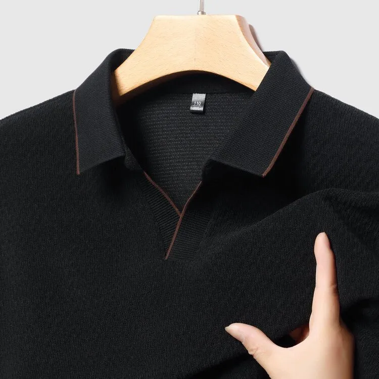 Victor Lévêque Luxe Polo Sweater