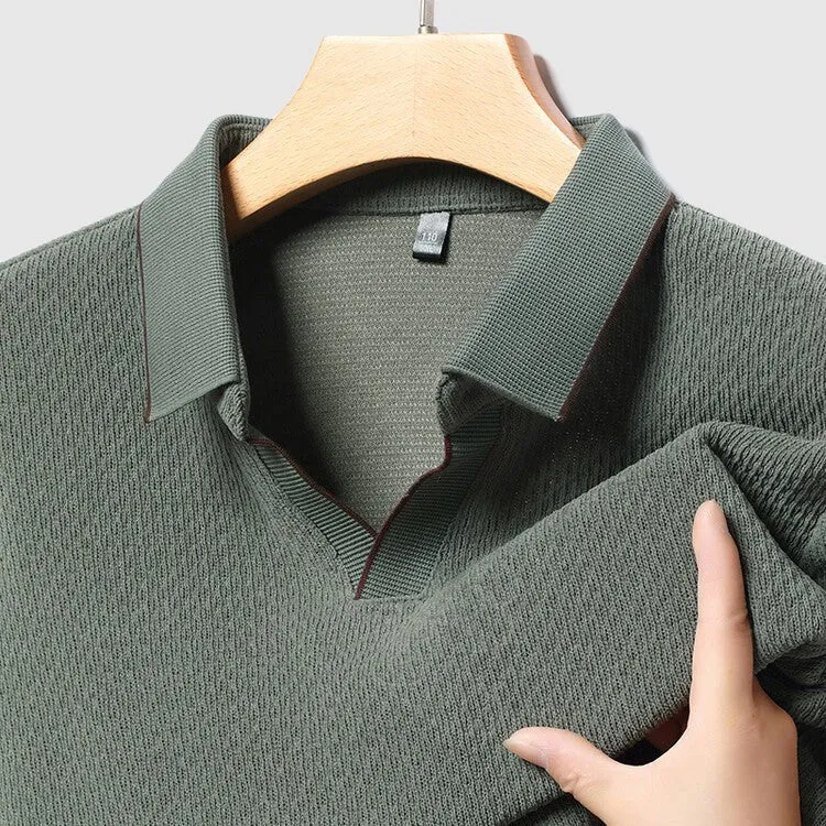 Victor Lévêque Luxe Polo Sweater