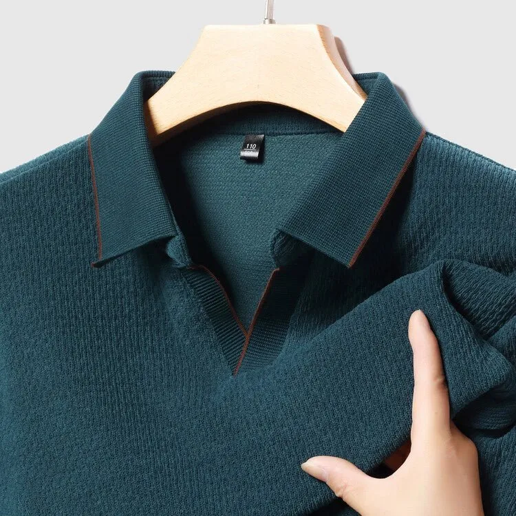 Victor Lévêque Luxe Polo Sweater