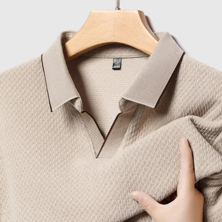 Victor Lévêque Luxe Polo Sweater