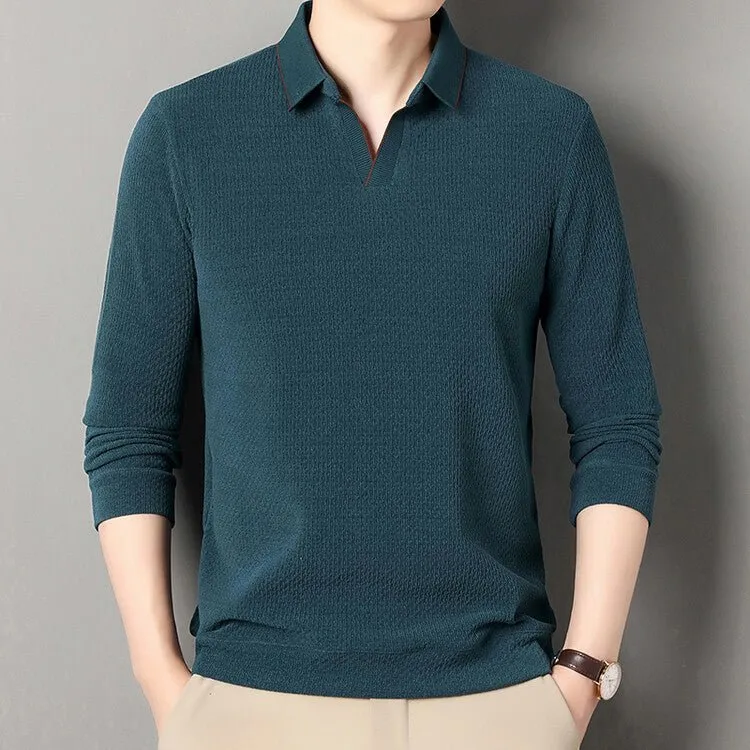 Victor Lévêque Luxe Polo Sweater