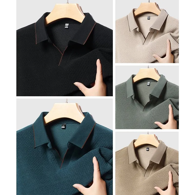 Victor Lévêque Luxe Polo Sweater