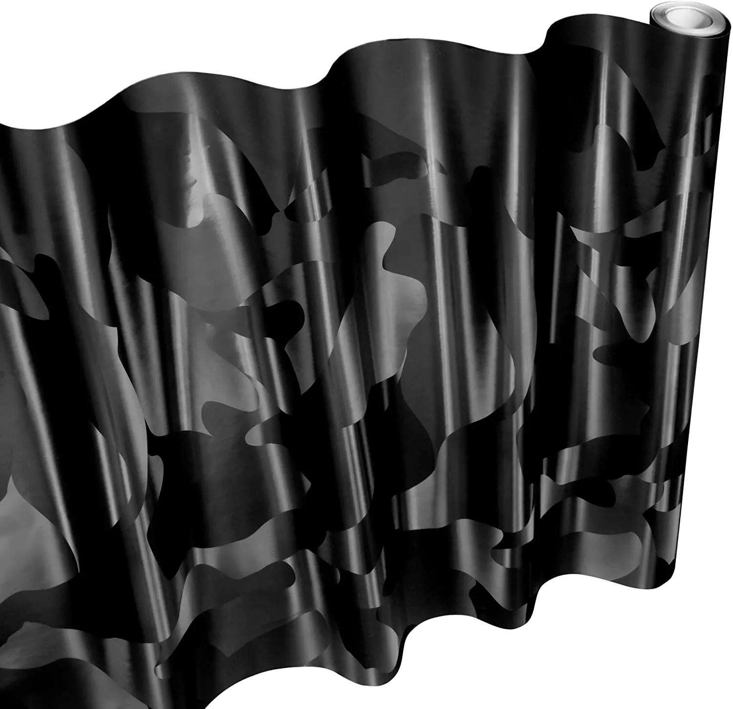 VVIVID  Black Stealth Camouflage Large Pattern