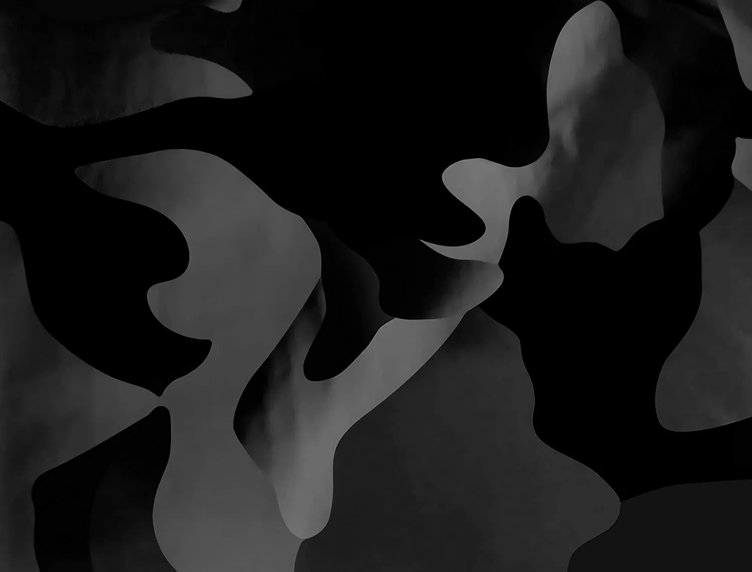 VVIVID  Black Stealth Camouflage Large Pattern