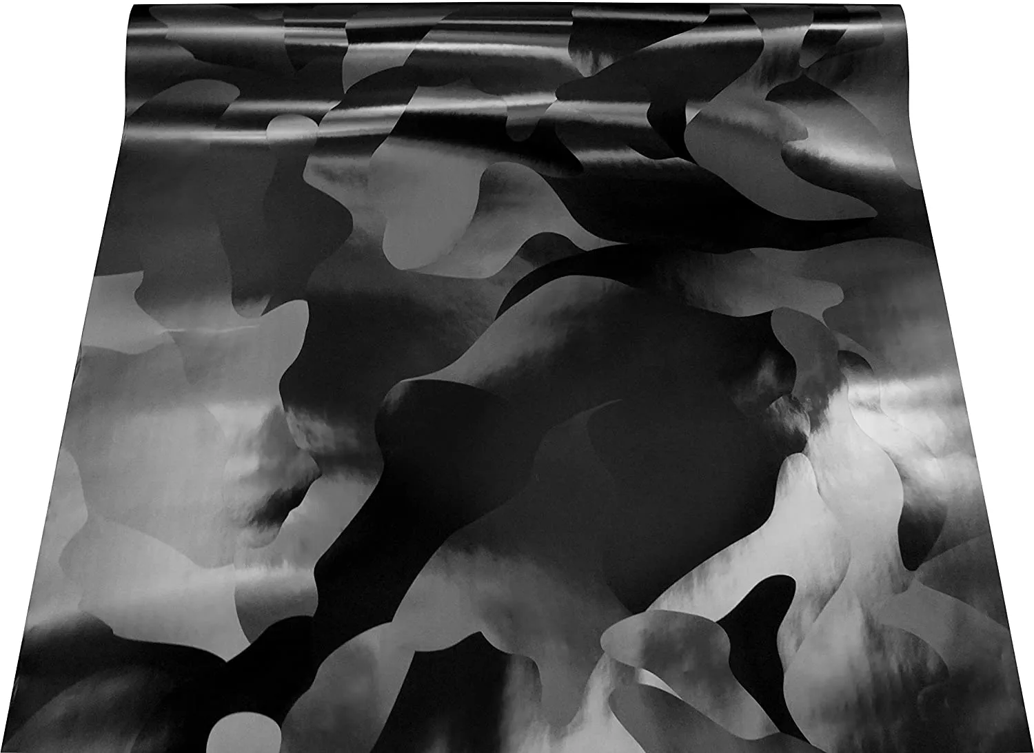 VVIVID  Black Stealth Camouflage Large Pattern