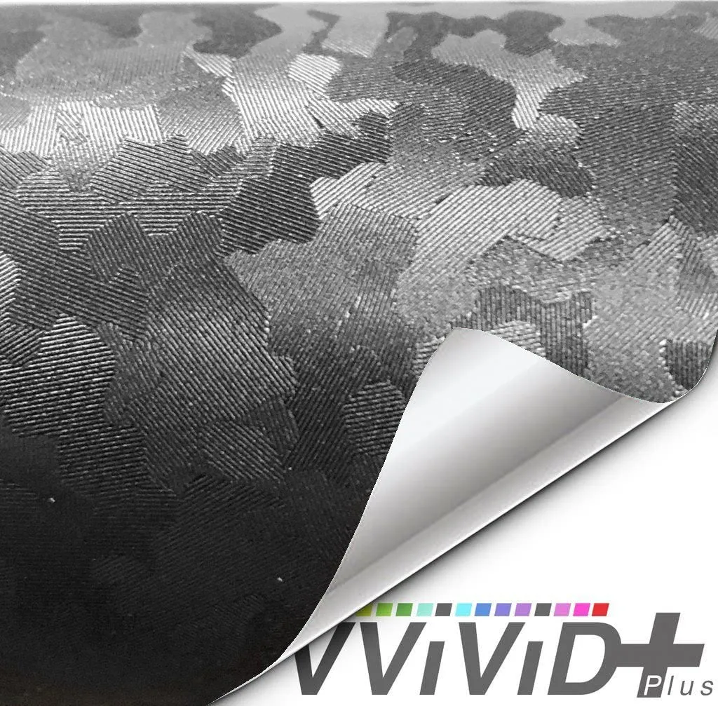 VVIVID  Black Stealth Camouflage Micro Pattern