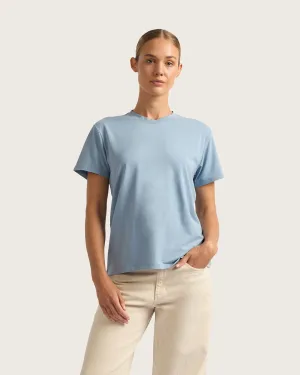Women's Classic Crew Neck T-Shirt - Sky Blue