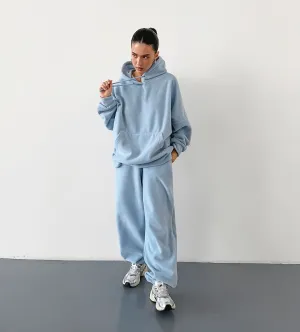 Women’s Comfy Oversized Lounge Jogger Set with Pocket Details