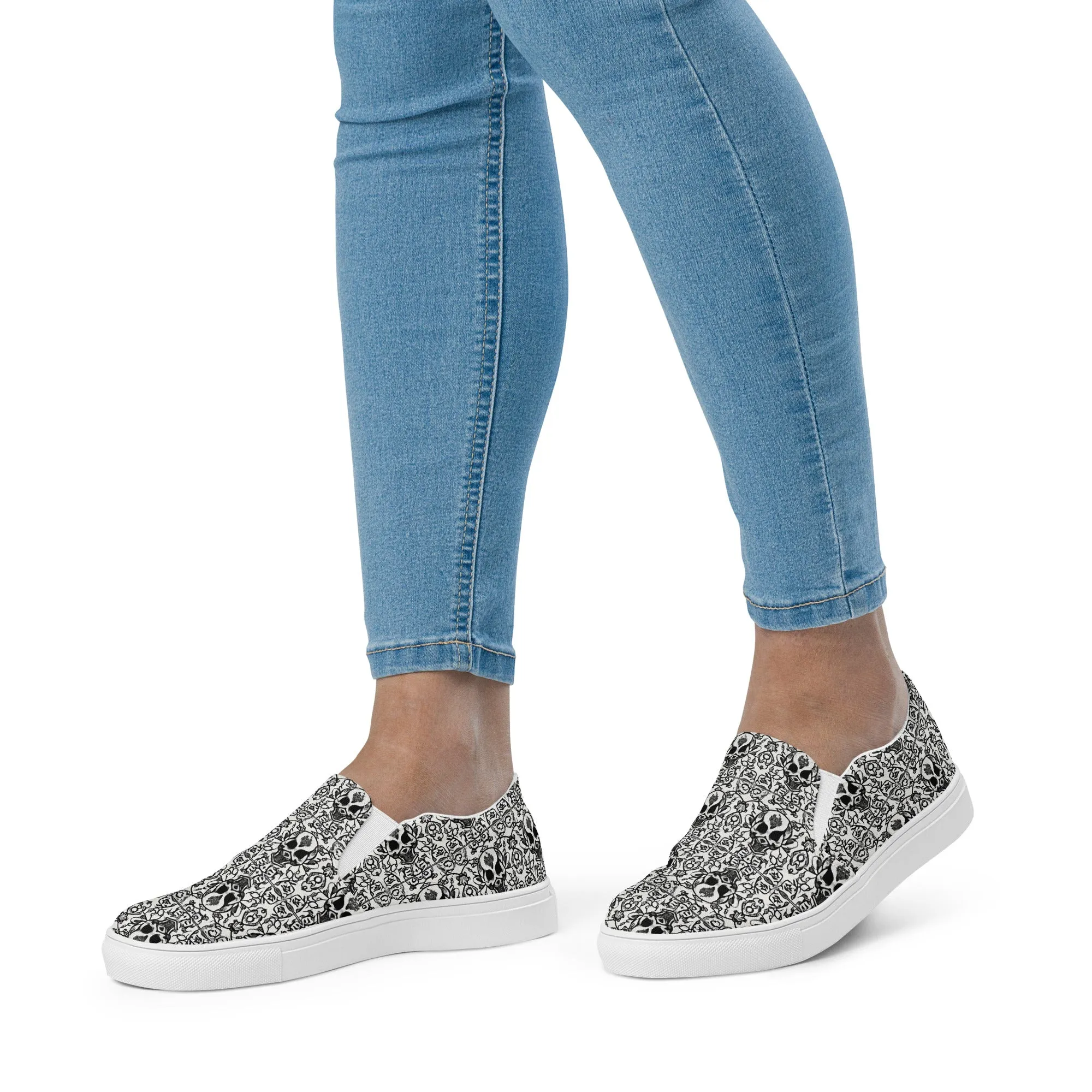 Women’s Skull Cathedral Slip-On Shoes