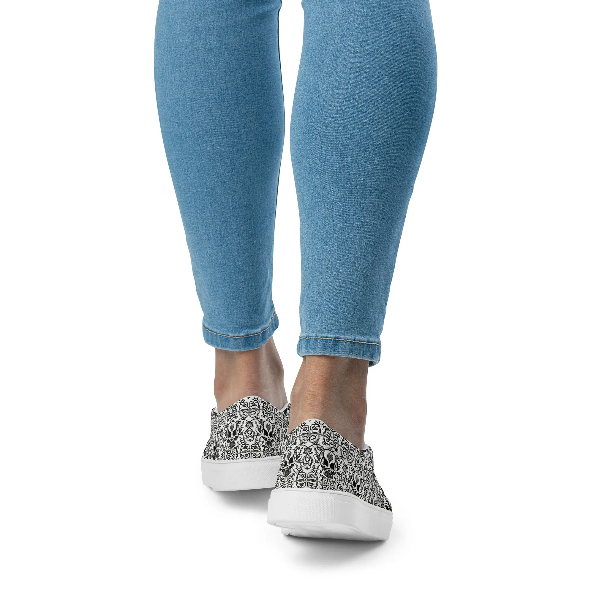 Women’s Skull Cathedral Slip-On Shoes