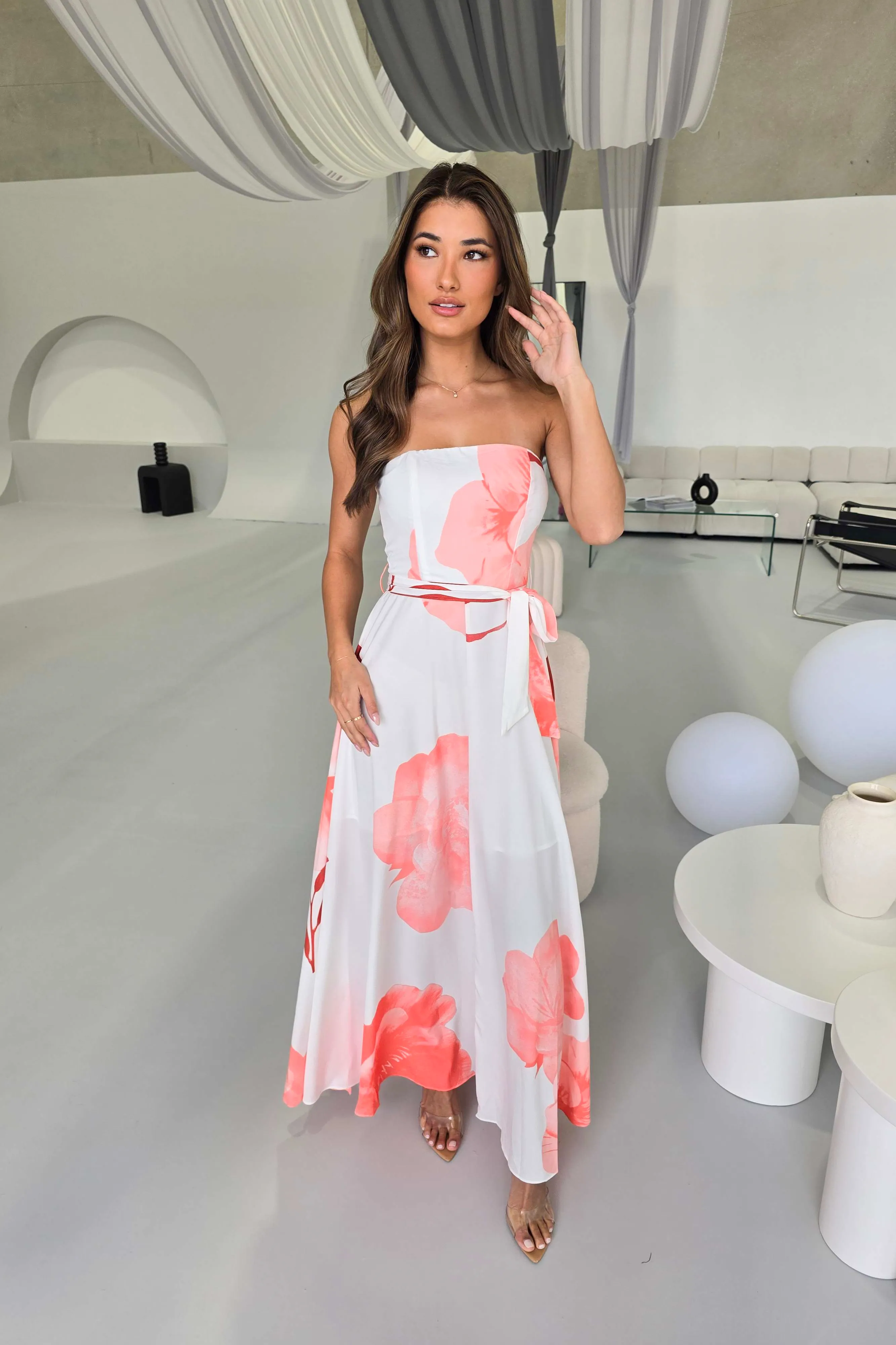 WONDER DRESS - WHITE FLORAL