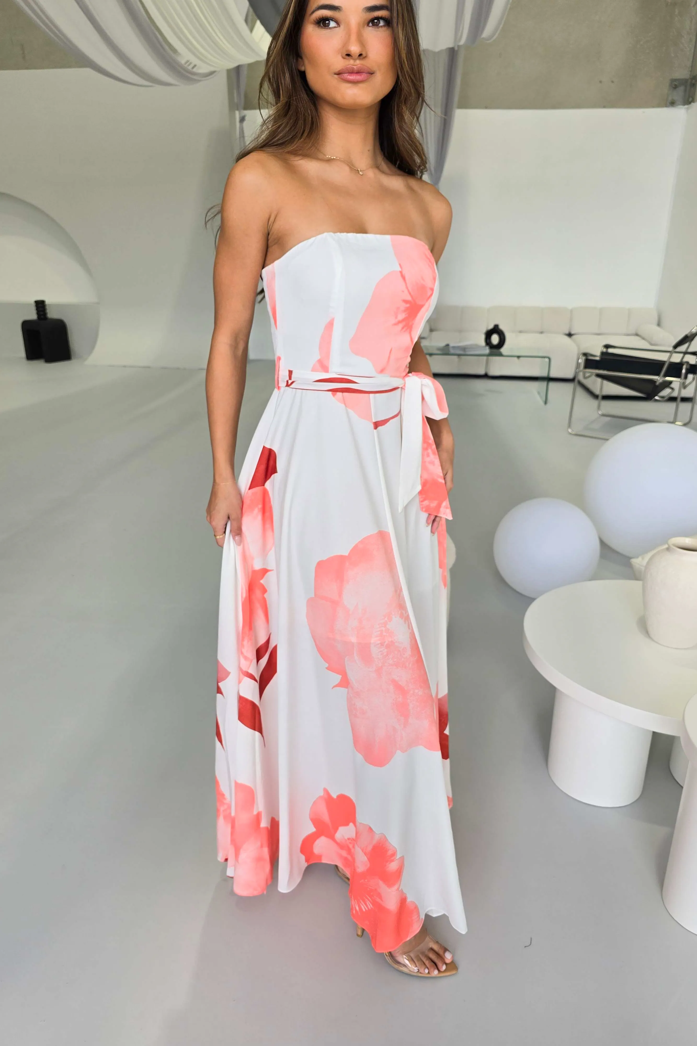 WONDER DRESS - WHITE FLORAL