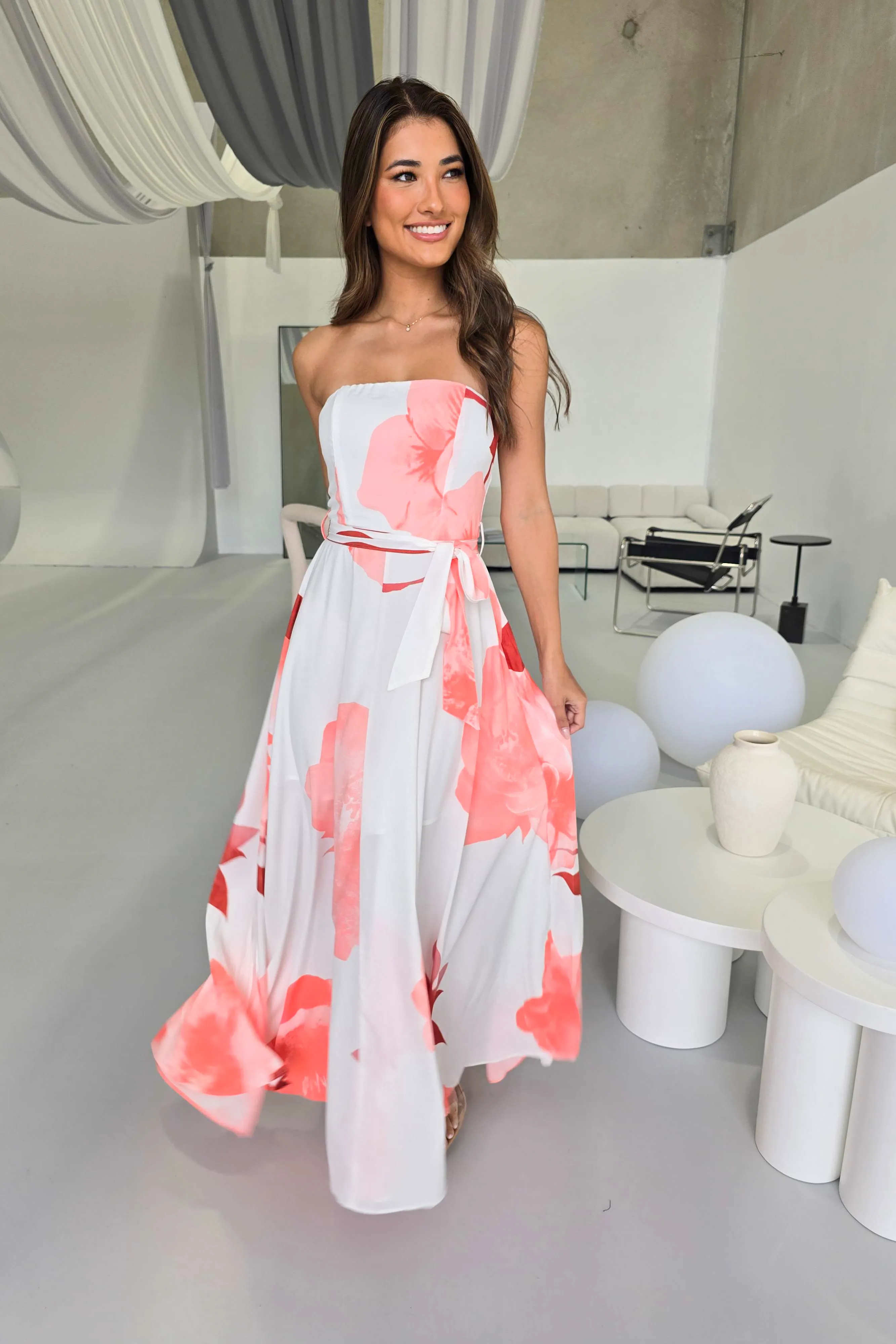 WONDER DRESS - WHITE FLORAL